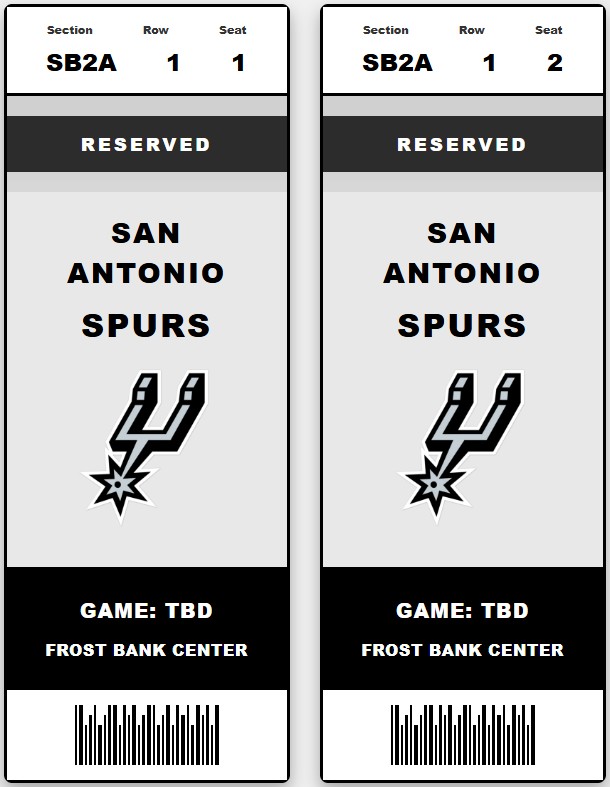 Spurs Tickets